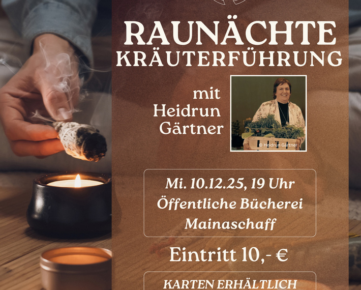 Plakat Raunächte Veranstaltung 2025